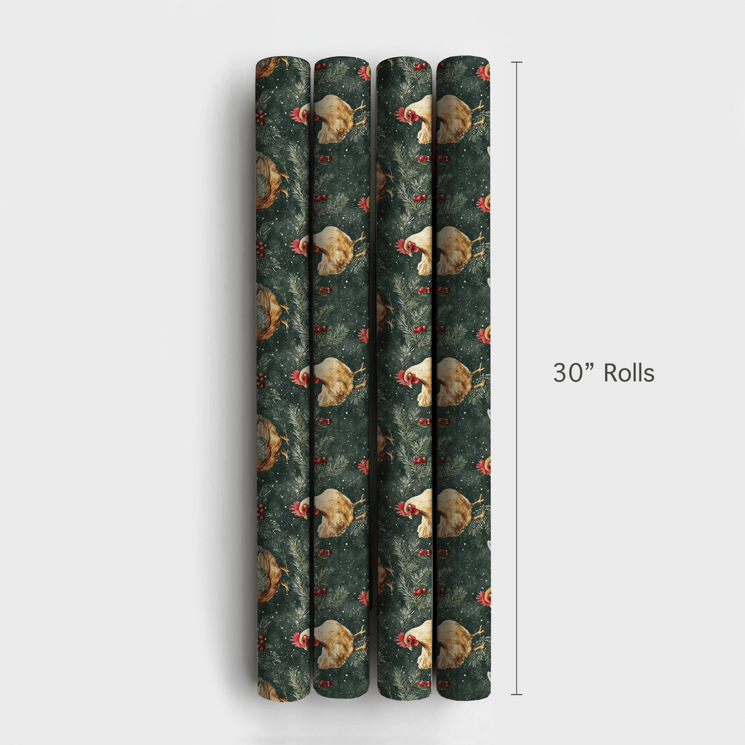 Third Day of Christmas - Wrapping Paper - Aspen & Arlo