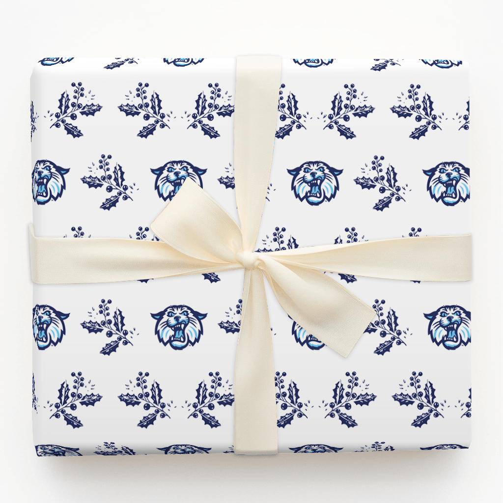 Wildcats Holly - Wrapping Paper - Aspen & Arlo