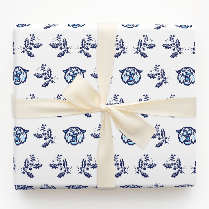 Wildcats Holly - Wrapping Paper - Aspen & Arlo