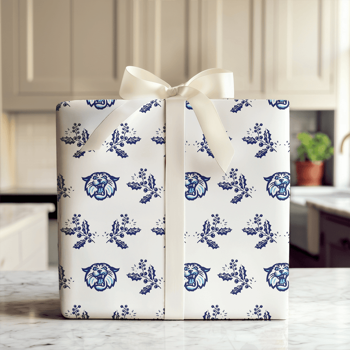 Wildcats Holly - Wrapping Paper - Aspen & Arlo