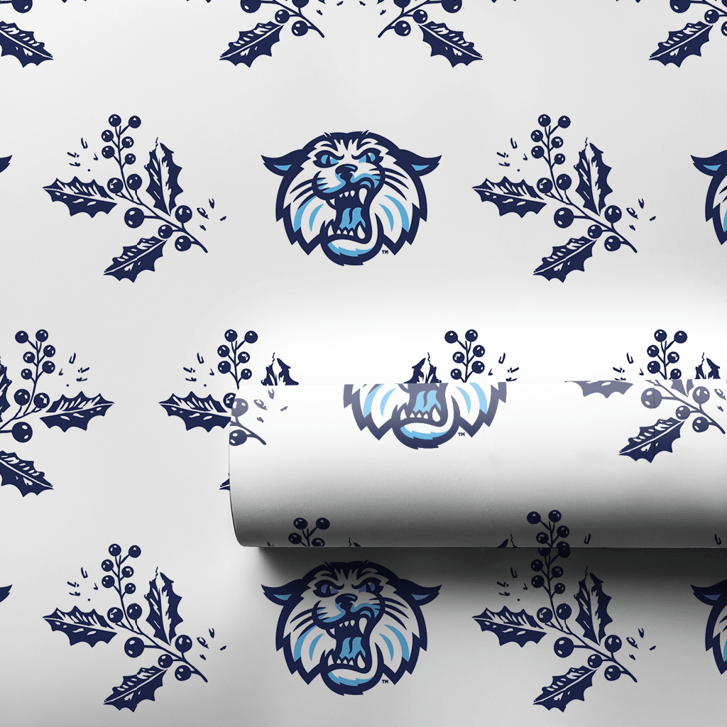 Wildcats Holly - Wrapping Paper - Aspen & Arlo