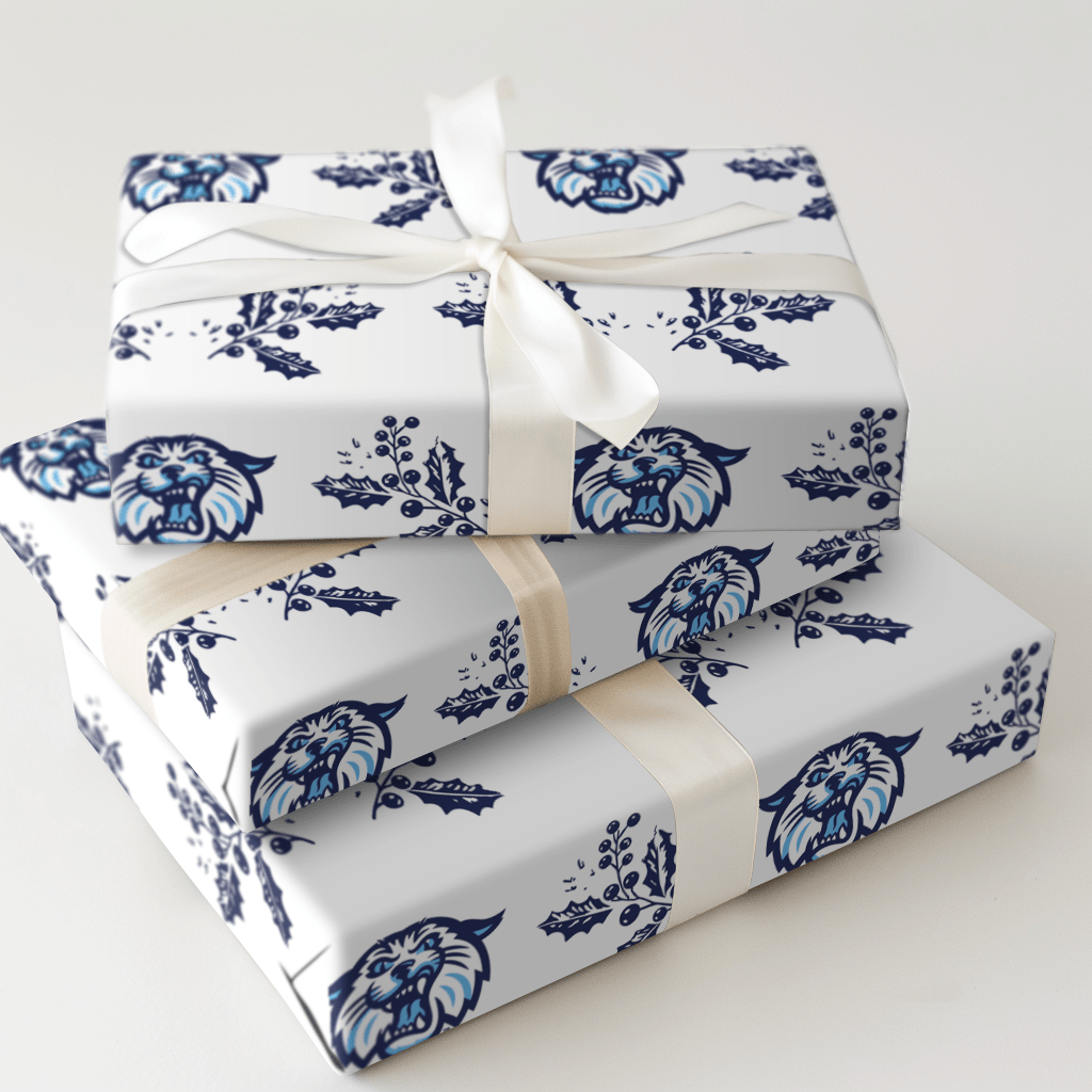 Wildcats Holly - Wrapping Paper - Aspen & Arlo