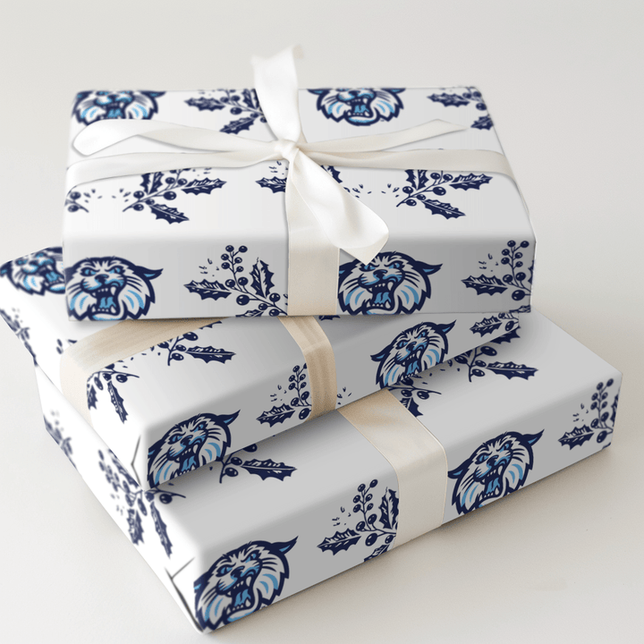 Wildcats Holly - Wrapping Paper - Aspen & Arlo