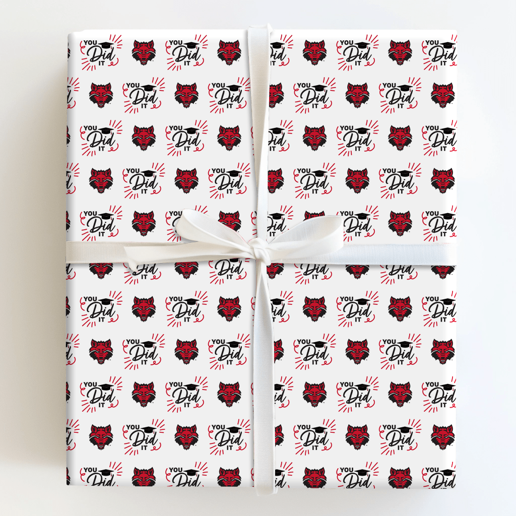 You Did It A State - Wrapping Paper - Aspen & Arlo
