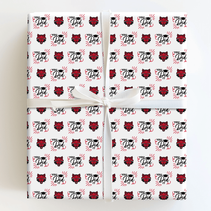 You Did It A State - Wrapping Paper - Aspen & Arlo