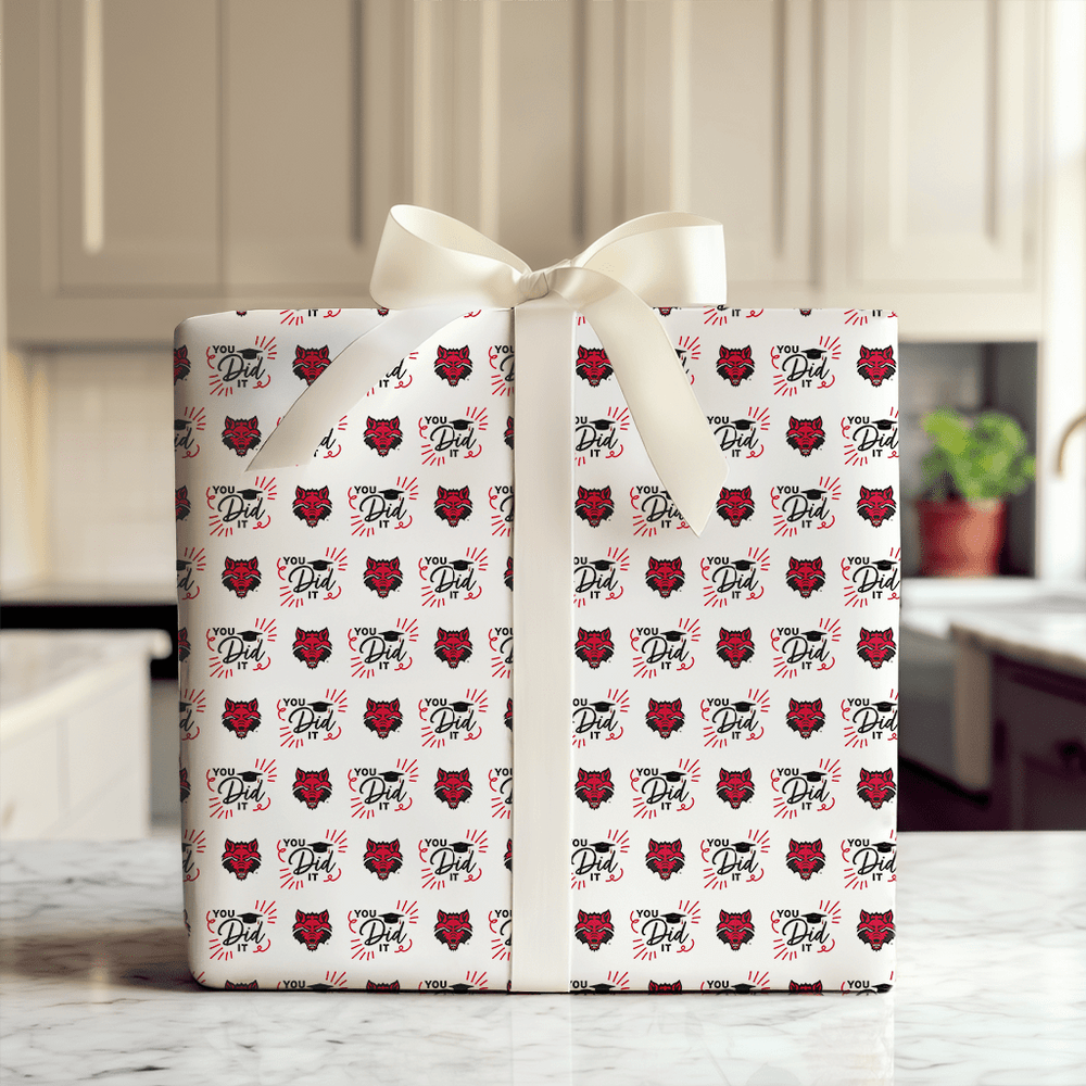You Did It A State - Wrapping Paper - Aspen & Arlo