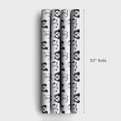 Sheepish Charm - Wrapping Paper - Aspen & Arlo