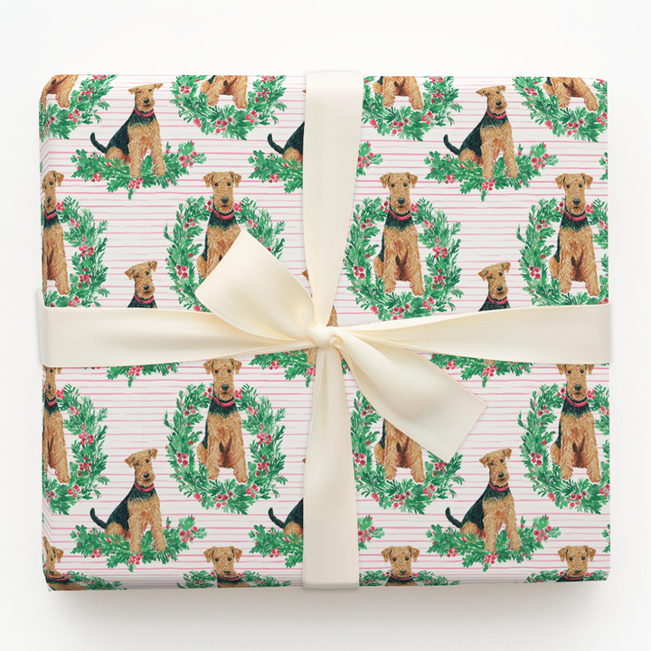 Merry and Bright Airedale Terrier