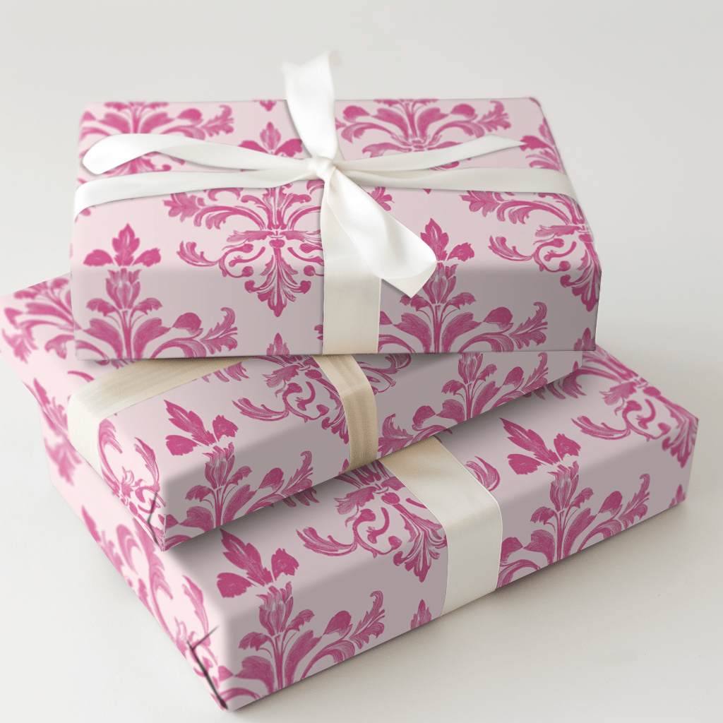 Hot Pink Bride - Wrapping Paper - Aspen & Arlo
