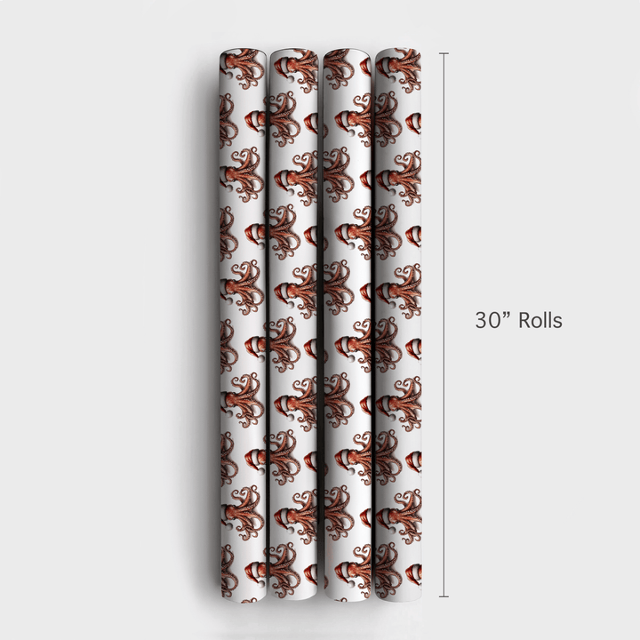 Octoclaus - Wrapping Paper - Aspen & Arlo