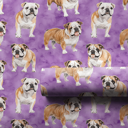 Bulldogs Forever - Wrapping Paper - Aspen & Arlo