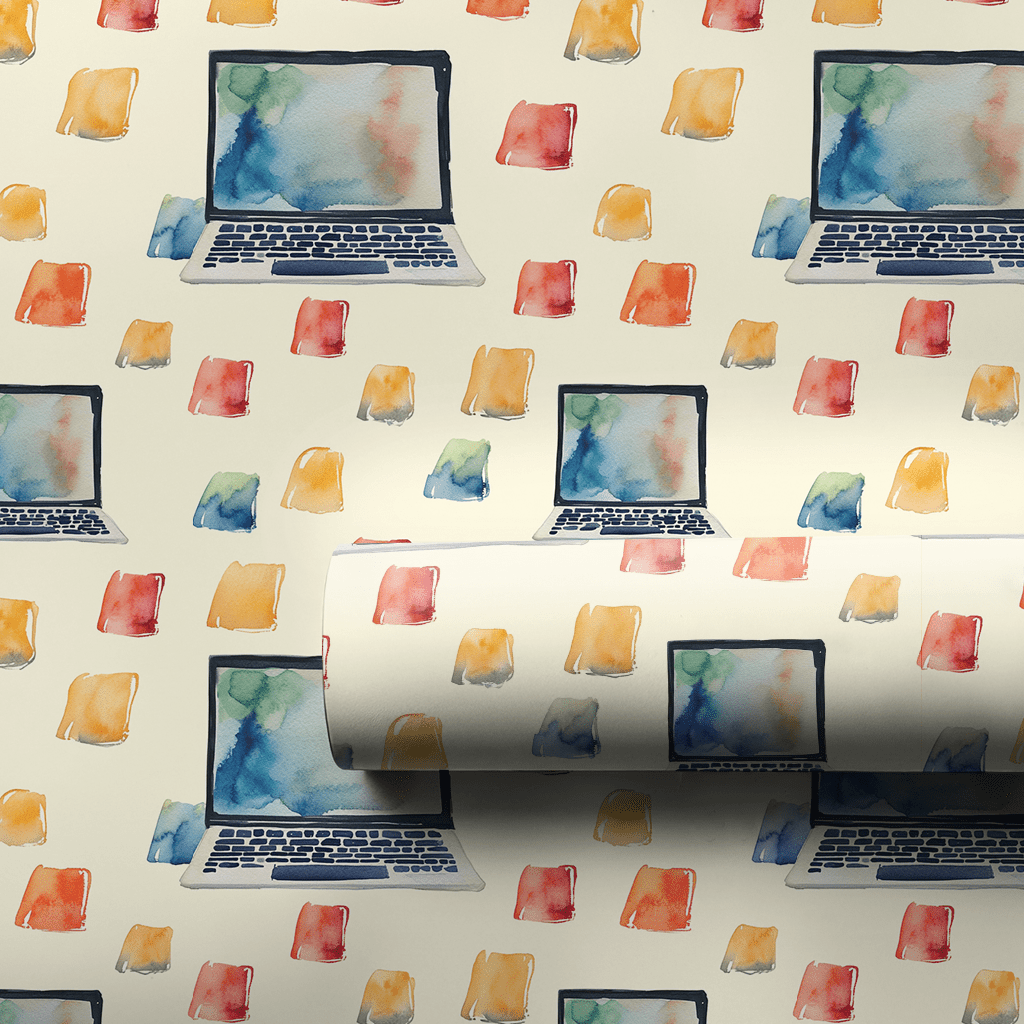 Powered by Dad - Wrapping Paper - Aspen & Arlo