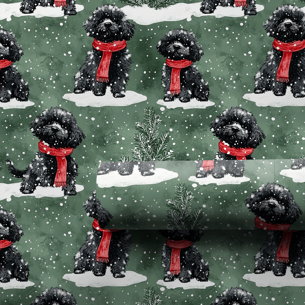 Joey in Green - Wrapping Paper - Aspen & Arlo