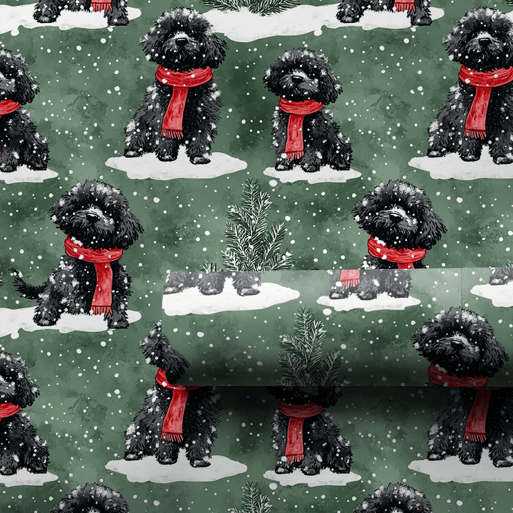 Joey in Green - Wrapping Paper - Aspen & Arlo