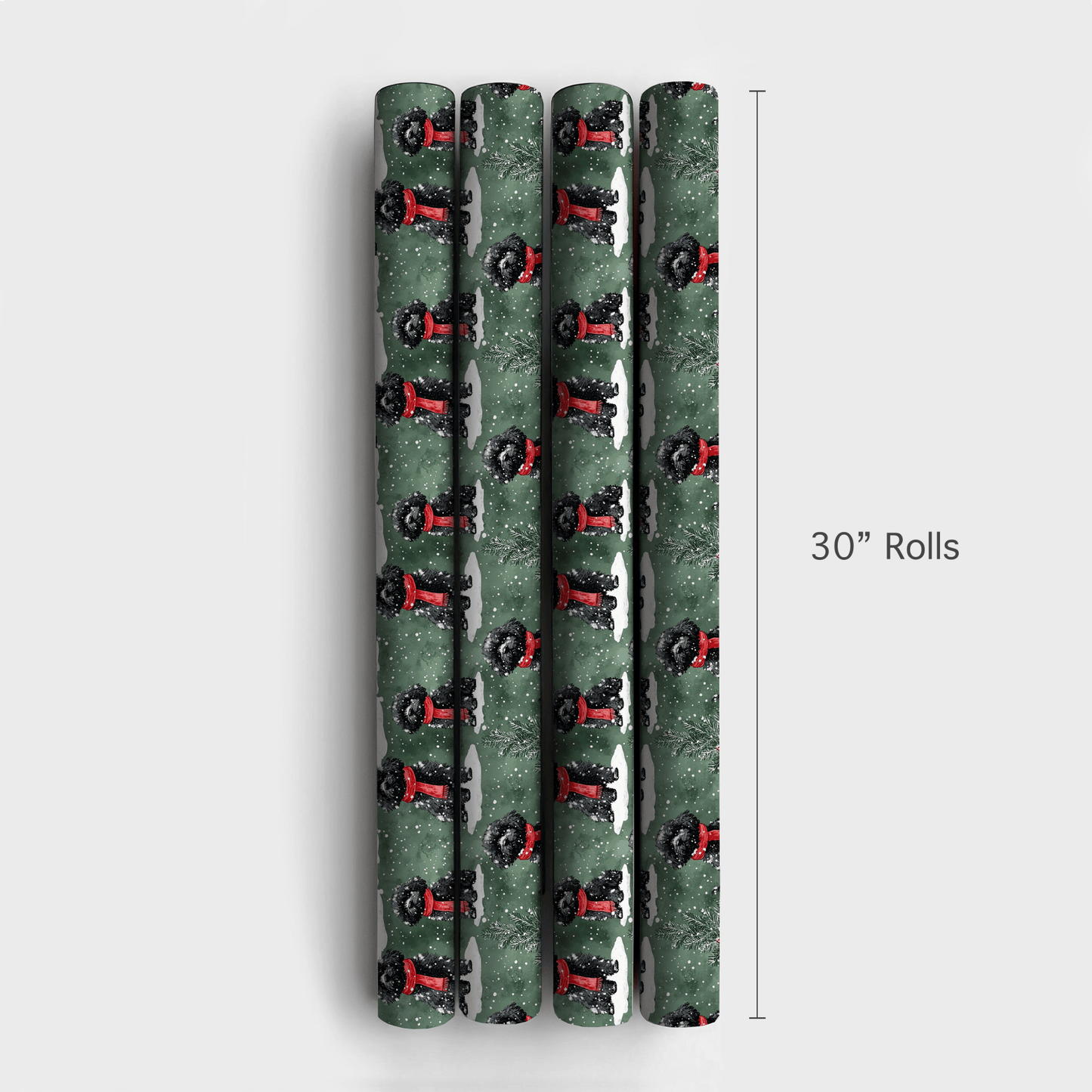 Joey in Green - Wrapping Paper - Aspen & Arlo