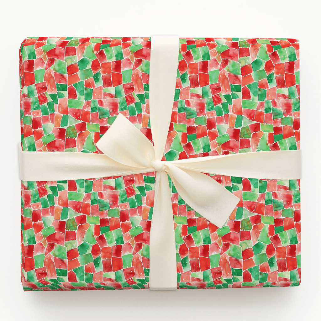 Peppermint Plaid - Wrapping Paper - Aspen & Arlo