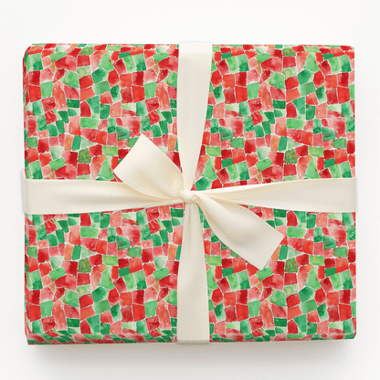Peppermint Plaid - Wrapping Paper - Aspen & Arlo