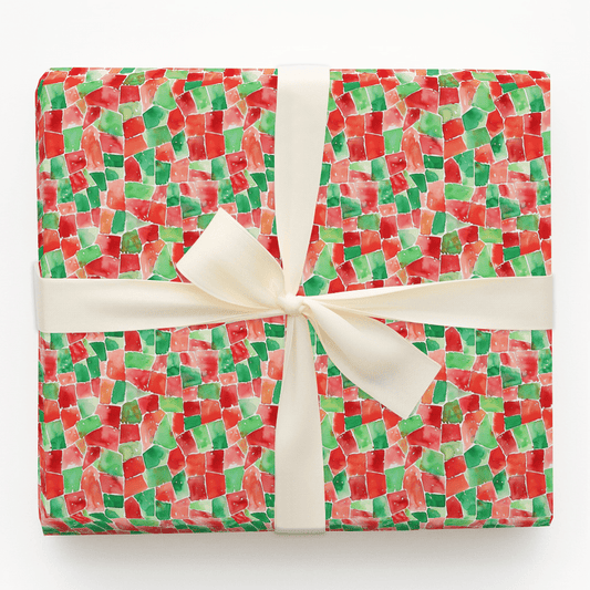 Peppermint Plaid - Wrapping Paper - Aspen & Arlo