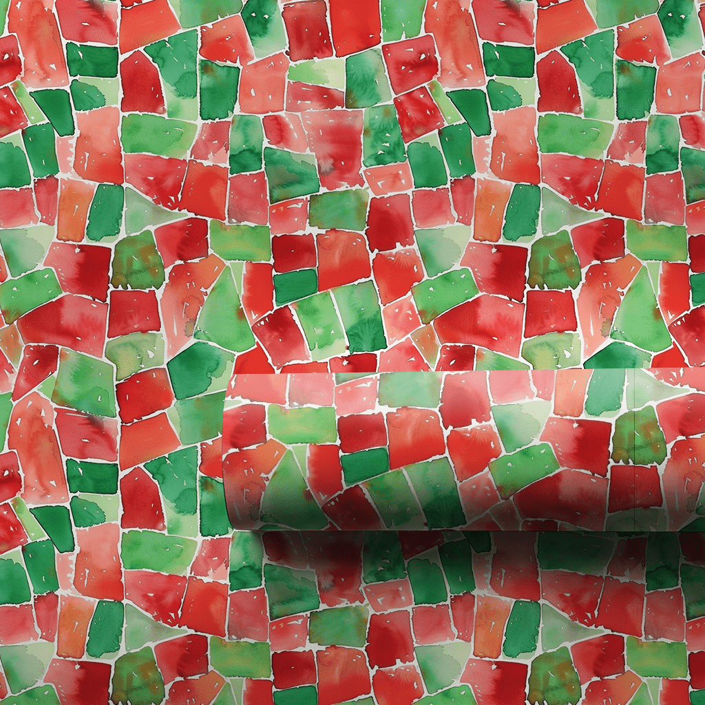 Peppermint Plaid - Wrapping Paper - Aspen & Arlo