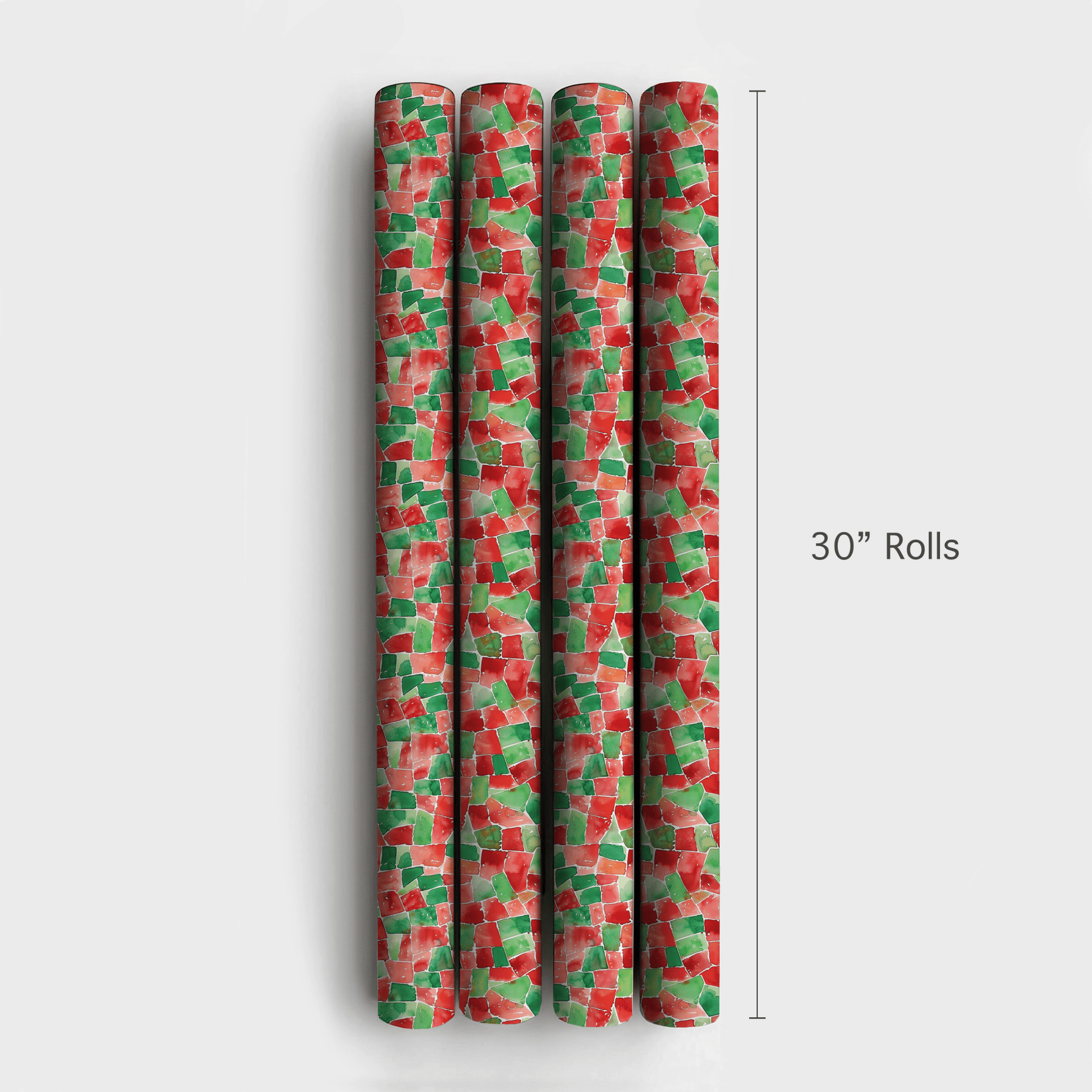 Peppermint Plaid - Wrapping Paper - Aspen & Arlo