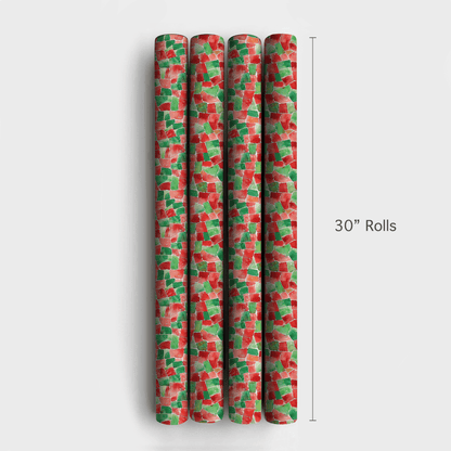 Peppermint Plaid - Wrapping Paper - Aspen & Arlo