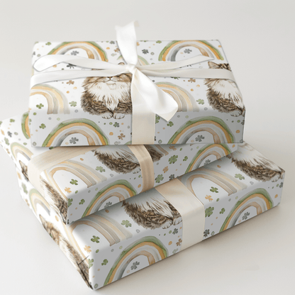 Rainbows with the Siberian - Wrapping Paper - Aspen & Arlo