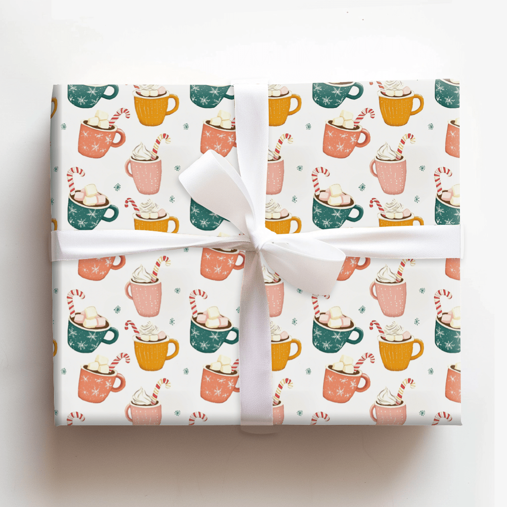 Hot Chocolate Mugs - Wrapping Paper - Aspen & Arlo