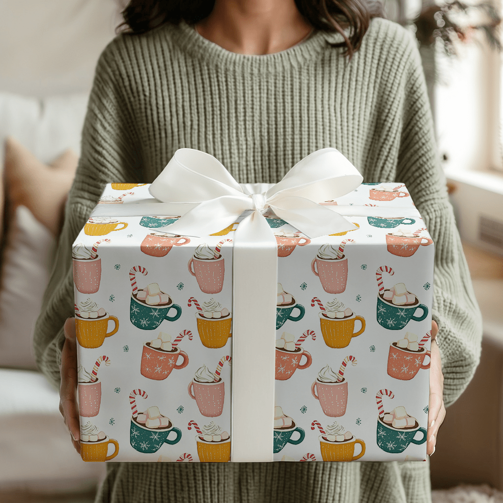 Hot Chocolate Mugs - Wrapping Paper - Aspen & Arlo