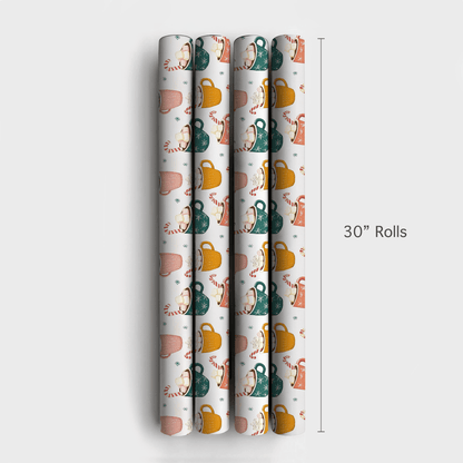 Hot Chocolate Mugs - Wrapping Paper - Aspen & Arlo