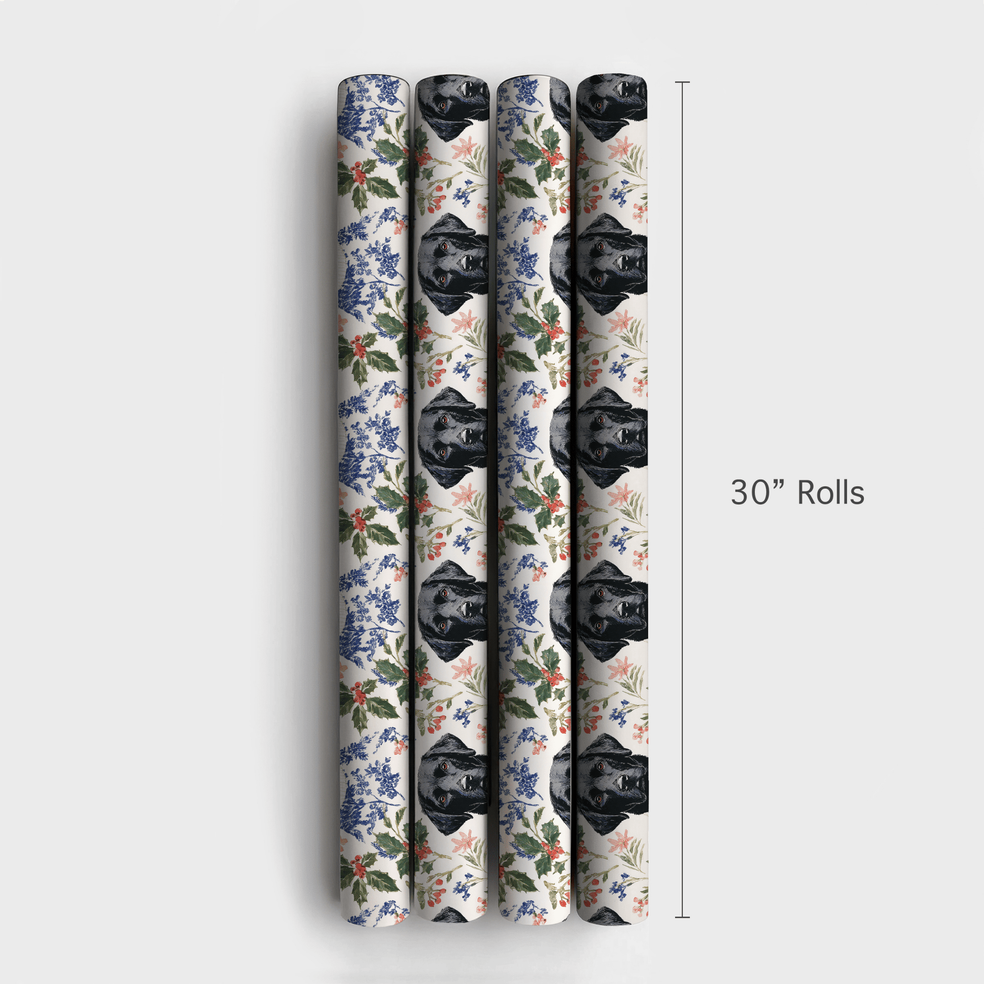 Snowy Lab Christmas - Wrapping Paper - Aspen & Arlo