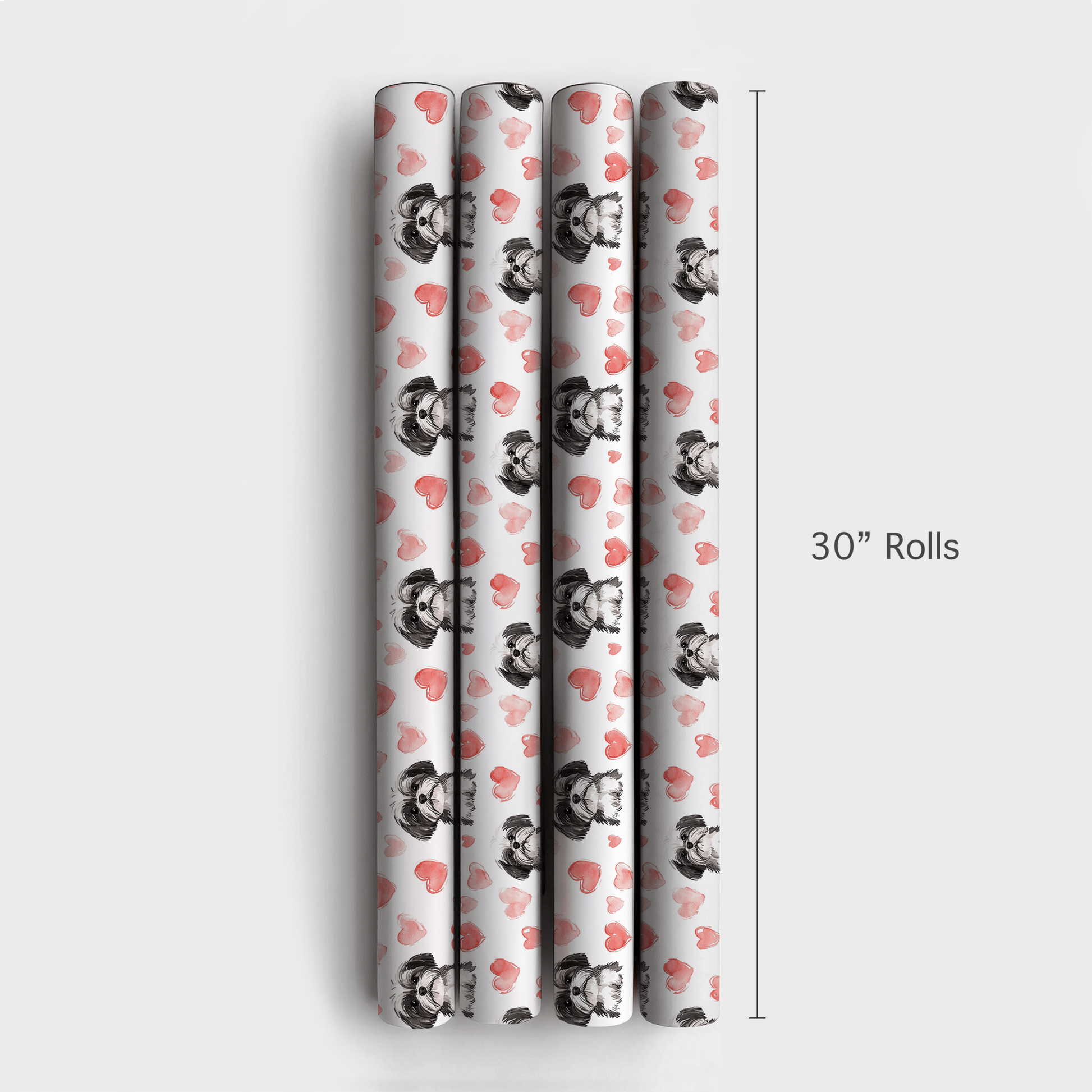 Shih Tzu Valentine - Wrapping Paper - Aspen & Arlo