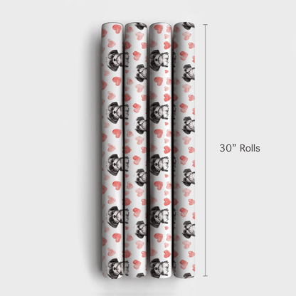 Shih Tzu Valentine - Wrapping Paper - Aspen & Arlo
