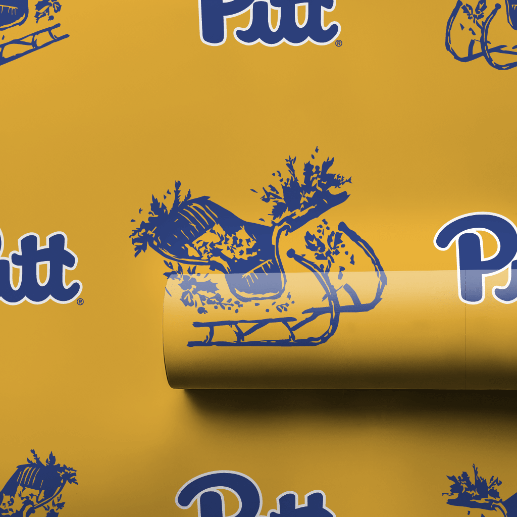 Sleigh Panthers - Wrapping Paper - Aspen & Arlo