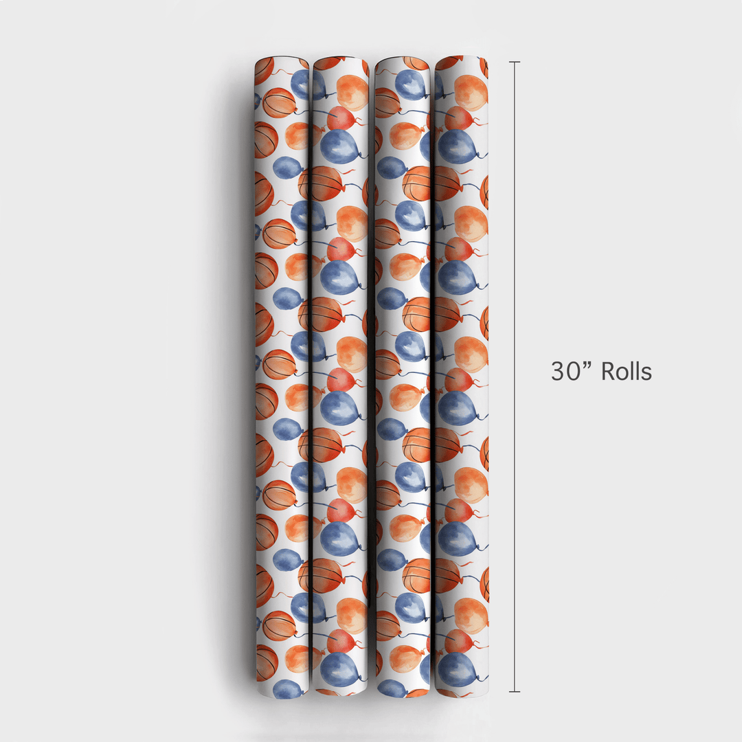 Hoop Hype - Wrapping Paper - Aspen & Arlo