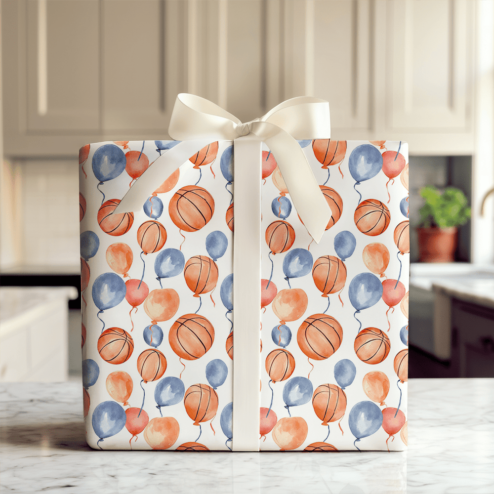 Hoop Hype - Wrapping Paper - Aspen & Arlo