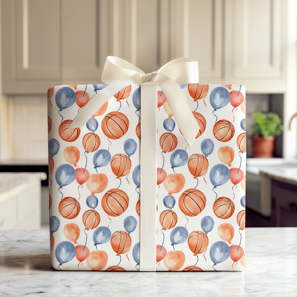 Hoop Hype - Wrapping Paper - Aspen & Arlo