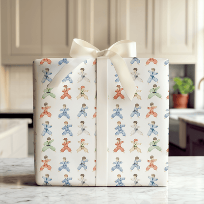 Martial Moves - Wrapping Paper - Aspen & Arlo