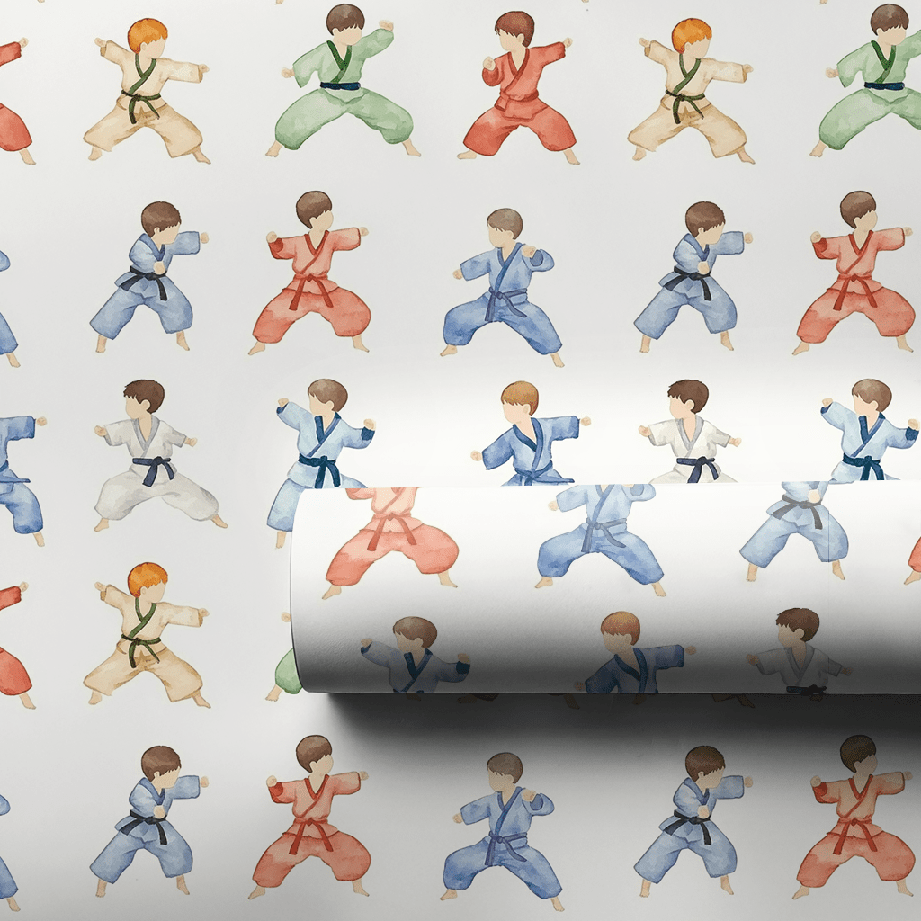 Martial Moves - Wrapping Paper - Aspen & Arlo