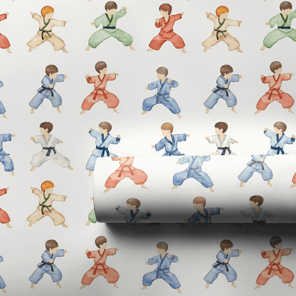 Martial Moves - Wrapping Paper - Aspen & Arlo