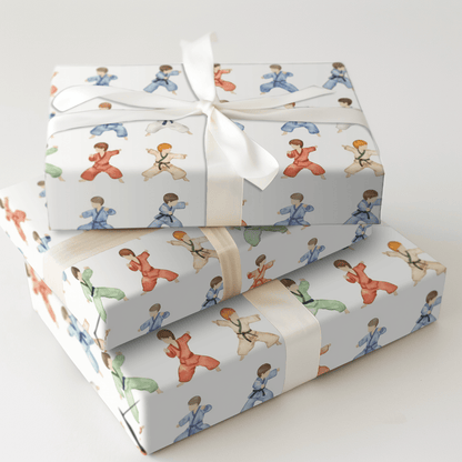 Martial Moves - Wrapping Paper - Aspen & Arlo
