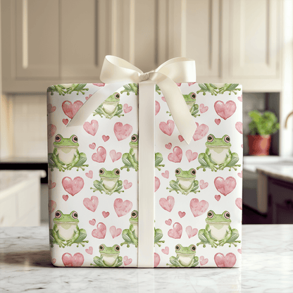 Toadally in Love - Wrapping Paper - Aspen & Arlo