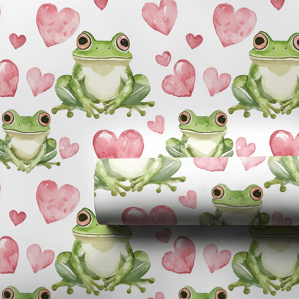 Toadally in Love - Wrapping Paper - Aspen & Arlo