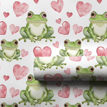 Toadally in Love - Wrapping Paper - Aspen & Arlo