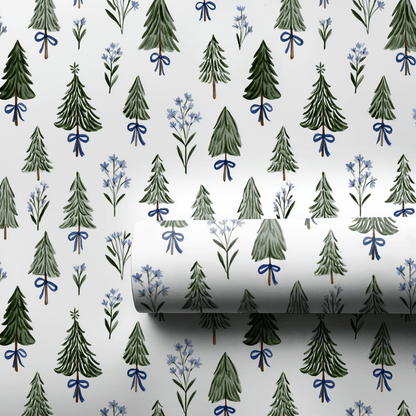 Blue Pine - Wrapping Paper - Aspen & Arlo