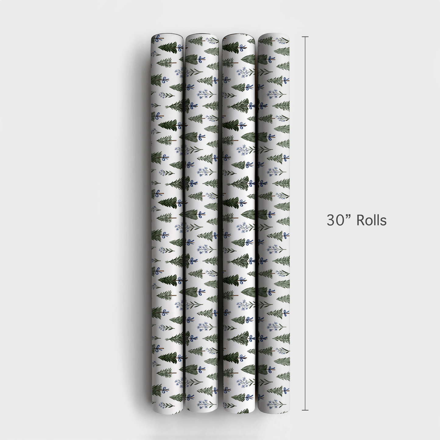 Blue Pine - Wrapping Paper - Aspen & Arlo