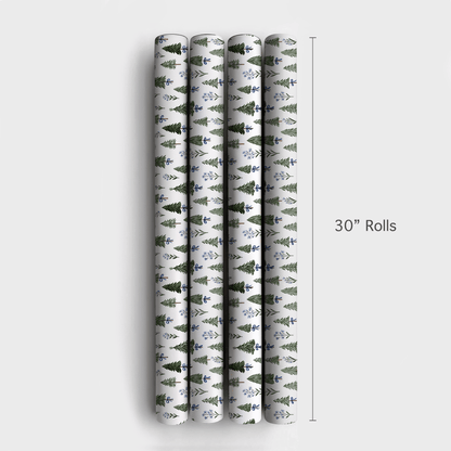 Blue Pine - Wrapping Paper - Aspen & Arlo