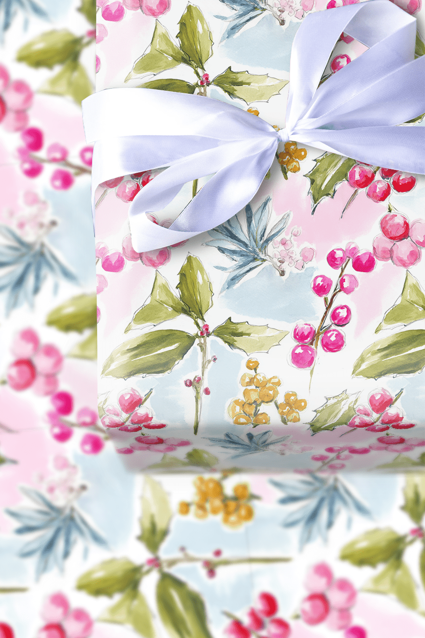 Berryton Frost - Wrapping Paper - Aspen & Arlo