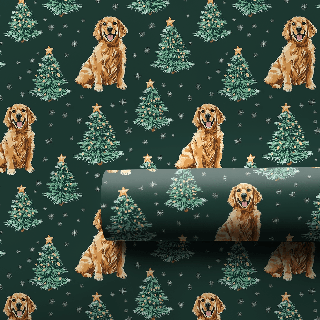 Paws and Pine - Wrapping Paper - Aspen & Arlo