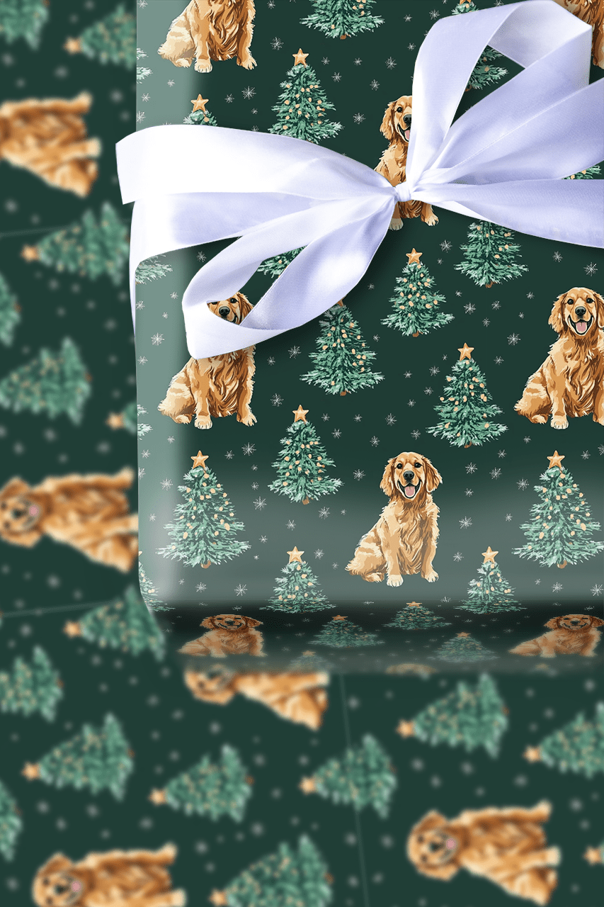 Paws and Pine - Wrapping Paper - Aspen & Arlo