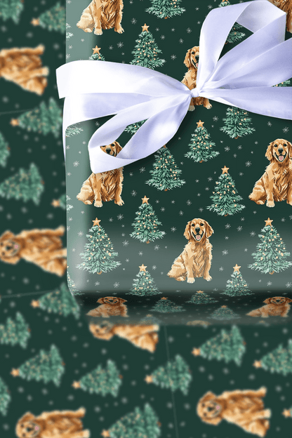 Paws and Pine - Wrapping Paper - Aspen & Arlo